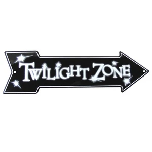 The Twilight Zone Metallpfeil lustig Film Zimmer Heimkino Männerhöhle Wanddeko - Bild 1 von 1