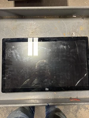 CRACKED ELO E351806 (ET2402L-2UWA-0-BL-G) 24" Wide Screen  Touch Monitor USED - Image 1 of 4