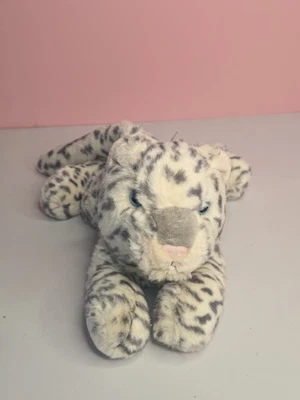 Aurora World Snow Leopard Plush 11" Flopsie Beanie Stuffed Animal  - Image 1 of 4