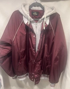 Vtg RedHead Fishing Jacket Size Small Burgundy - Picture 1 of 11