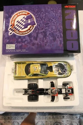 Action Jerry Toliver WWF The Rock 2000 Camaro Diecast NHRA Race 1:24 Funny Car - Image 1 of 3