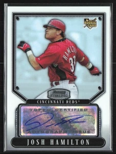 Josh Hamilton 2007 Bowman Sterling RC Auto B #BS-JH Cincinnati Reds - Imagen 1 de 2