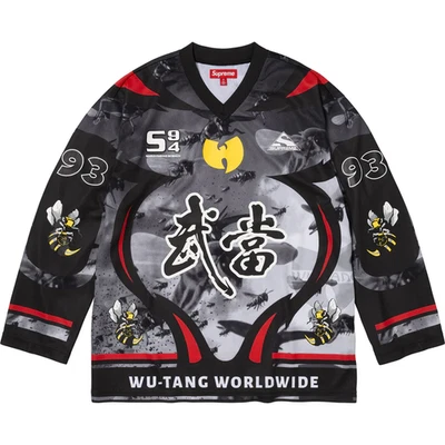 Supreme Wu-Tang Clan Hockey Jersey Black Size L IN HAND - Image 1 of 3