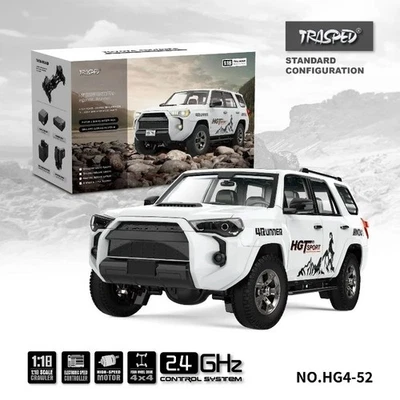 Camión de radiocontrol Toyota 4Runner HG4-52 1/18 estándar 6 canales 2,4 G coche todoterreno 7,4 V 500 mAh Foto 1 de 4