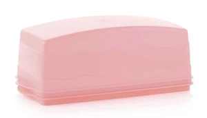 Tupperware J29 Junge Welle Kastenkuchen Kuchen Behälter Rosa Neu - Bild 1 von 1