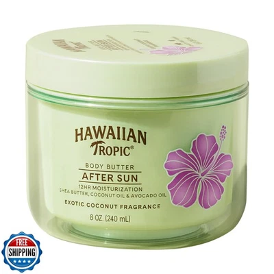 Hawaiian Tropic After Sun Body Butter with Coconut Oil, 8oz, After Sun Lotion - Image 1 of 4