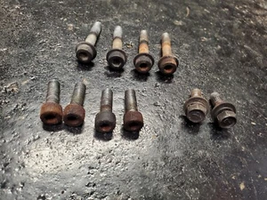85 SUZUKI GV700GL GV700 GL MADURA original EXHAUST MUFFLER mount bolts HARDWARE - Picture 1 of 12