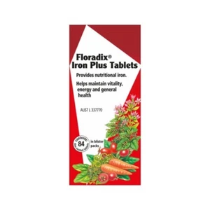 Floradix Iron and vitamin tablets 84 tablets - Picture 1 of 1