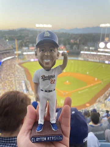 2022  Clayton Kershaw WS Ring Ceremony Bobblehead 7/26/22 SGA LA Dodgers Cover