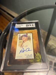 2019 Topps Allen&Ginter Pete Alonso Mini Framed Auto Rookie Card Grade MINT 9.5