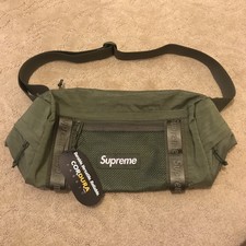 supreme green duffle bag