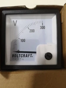 VOLTCRAFT AM-72x72/300V Analog-Einbaumessgerät 68x68mm CAT III - Bild 1 von 3
