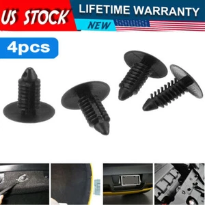 4Pcs Bumper Plugs Front License Plate Holes Cover Plugs fits 6-7mm Hole Black US - Picture 1 of 9