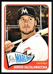 2014 Topps Heritage Jarrod Saltalamacchia #27 Miami Marlins - Picture 1 of 2