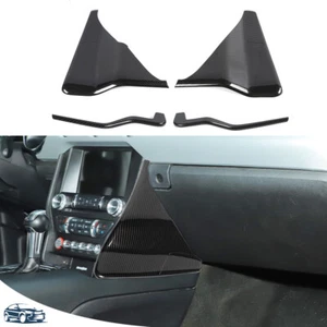 Center Console Side Dashboard Panel Trim Cover For Ford Mustang 15+ Carbon Fiber - Bild 1 von 11
