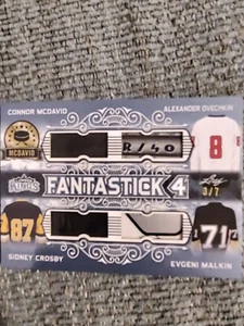 Connor McDavid Ovechkin Sidney Crosby & Malkin Teile ihrer Stickkarte 3/7 - Bild 1 von 6