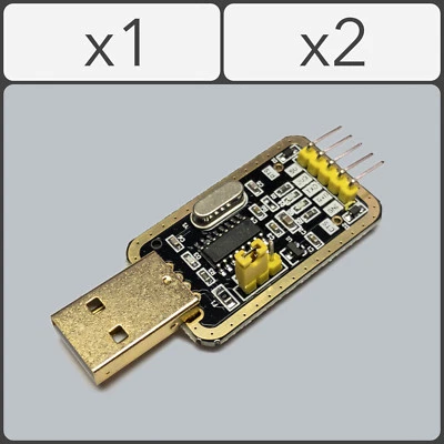 USB To RS232 TTL CH340G Converter Module 5v 3.3v Serial Port Module PL2303+Cable - Image 1 of 2