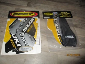 kit déco CEET + housse de selle CEET pour SUZUKI 250 RM 1996 1997 1998 ZDS047 - Photo 1/6