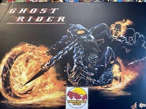 Hot Toys Marvel Ghost Rider With Hell Cycle MMS133 1/6 Sideshow Nicholas Cage