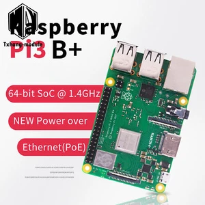 2018 Raspberry Pi 3 Model B+ Plus 1.4 GHz 64Bit Quad WLAN 5GHz US - Picture 1 of 10