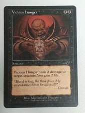 MTG Vicious Hunger Nemesis Regular Common LP