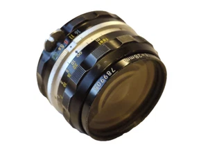 Nikon 28mm f3.5 Nikkor-H schwarz & chrom manueller Fokus Objektiv, gewellter Fokusring - Bild 1 von 6