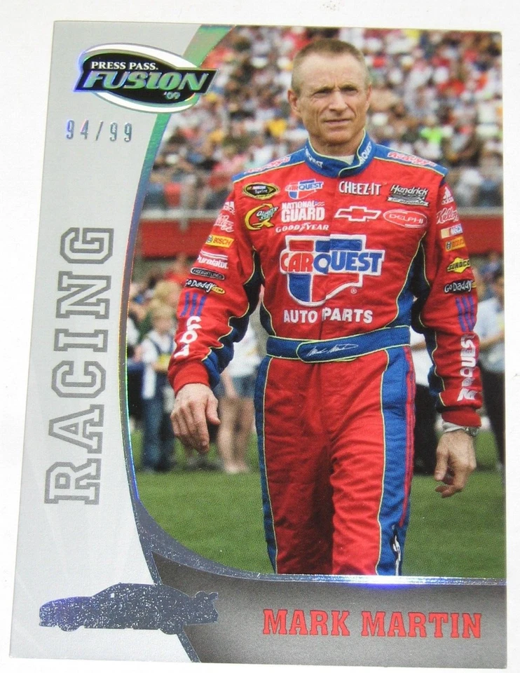 2009 Press Pass Fusion Silver Mark Martin #/99 - Image 1 of 1