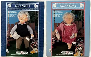 Sewing Patterns Books Grandpa 14" & Grandma 13" Vinyl or Soft Body Dolls Clothes - Picture 1 of 1