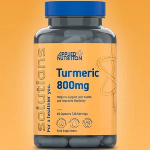 Applied Nutrition Tumeric Capsules Ideal For Joint Health & Improves Flexibility - Picture 1 of 6