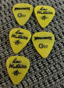 Megadeth Guitar Pick Plectrum Dave Mustaine Cleartone Strings x 5