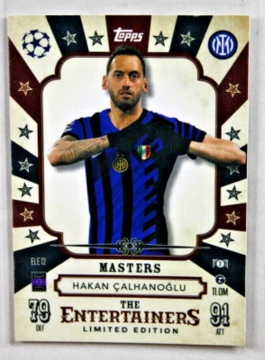 Match Attax 2024 HAKAN CALHANOGLU (INTER MILAN) The Entertainers Ltd Ed #ELE12 - Image 1 of 4