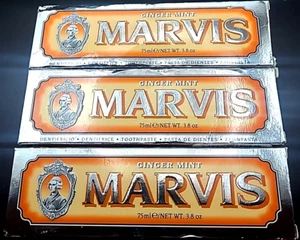 3 PACK SET Of Marvis Ginger Mint Toothpaste, 3.8 oz - Picture 1 of 2