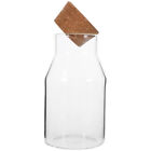 600ml Glass Storage Jar with Cork Lid for Food, Candy, Coffee, Nuts, and More