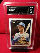 1989 Topps Traded Ken Griffey Jr. #41T RC GMA GEM MINT 10!  BEAUTY A++++++++++++