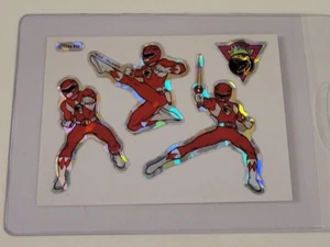 MIGHTY MORPHIN POWER RANGERS Jason 1994 Prisma MÁQUINA EXPENDEDORA TARJETA ADHESIVA CASI NUEVA+ - Imagen 1 de 3