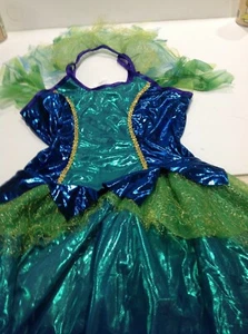 Peacock Style Dress Costume Girl's Size L Hand Washable Rubie's Brand - Picture 1 of 4