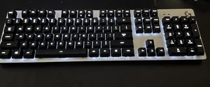 Logitech G413 Silver Wired Gaming Mechanical Romer-G Switch Keyboard - Picture 1 of 5