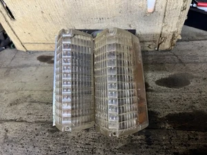 1974-1977 CHRYSLER NEW YORKER FRONT PARK/CORNER/TURN LIGHT LENSES BOTH L/R OEM - Picture 1 of 24