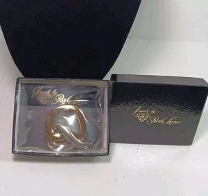 Jewels by Park Lane Two Tone Gold Silver Swirl Brooch Pin Brand New NIB - Picture 1 of 5