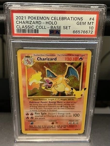 PSA 10 Gem Mint Charizard 4/102 Celebrations 25th Anniversary Pokemon - Picture 1 of 2