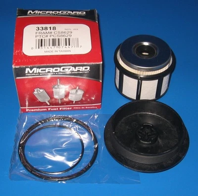 MicroGard 33818 Fuel Filter for 99-2003 Ford  7.3L Powerstroke Diesel  wix 33818 - Image 1 of 4