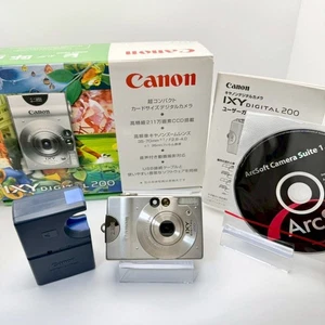 Canon IXY Digital 200 Compact Camera Old Digital Rare Boxed Tested Japan - Picture 1 of 20
