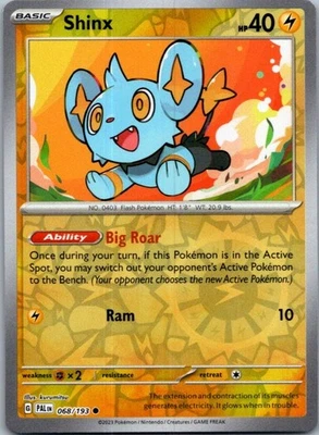 Shinx - Common SV02: Paldea Evolved 068/193 NM - Image 1 of 2