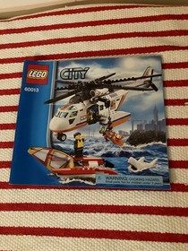 Lego City 60013 Coast Guard Helicopter Instruction Manual Booklet Only