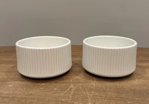 2 - Thomas Flammfest Germany weiß gerippt Auflaufförmchen Auflaufform creme - ohne Deckel - Bild 1 von 3