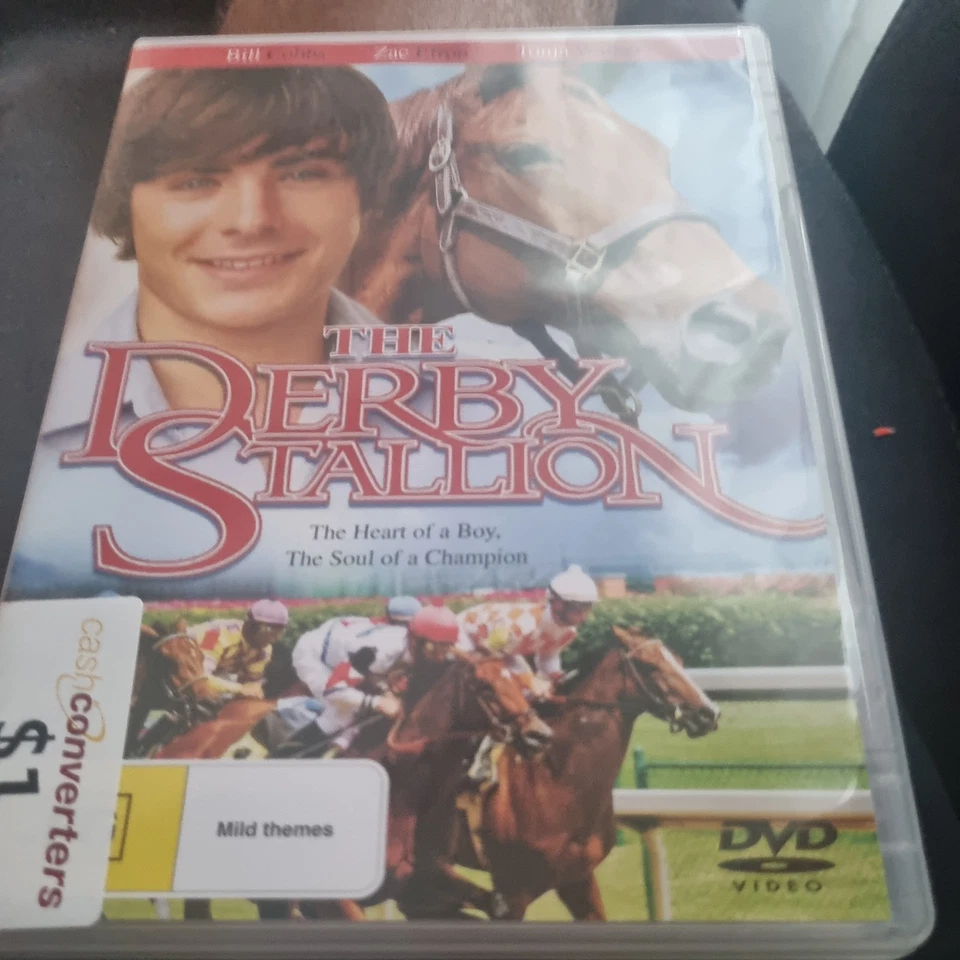 The Derby Stallion (DVD, 2005) Zac Efron Horse Racing, Like New VGC - image 1 of 1