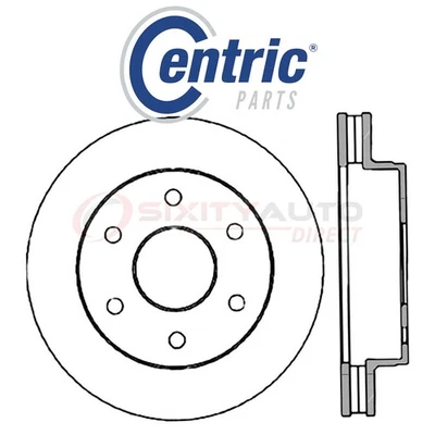Centric C-TEK Disc Brake Rotor for 1992-1994 Chevrolet Blazer 5.7L 6.5L V8 - iu - Imagem 1 de 4