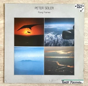 Peter Seiler Flying Frames LP Vinyl Record 1986 Vintage Electronic New Age VG - Imagen 1 de 3