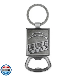 Rico Industries NFL Football Los Angeles Chargers Pewter Style Bottle Opener - Picture 1 of 5