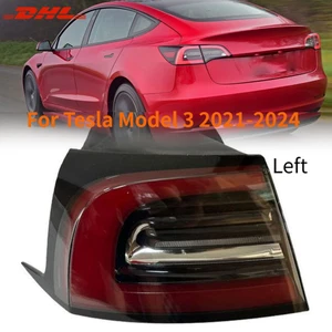 Fit For Tesla Model 3 Tail Light 2021-2024 Outer Rear LED Taillight Left Side US - Picture 1 of 7